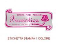 Etichette adesive per fioristi, fiorai e vivaisti  (mm 60X24)  (cod.97G)